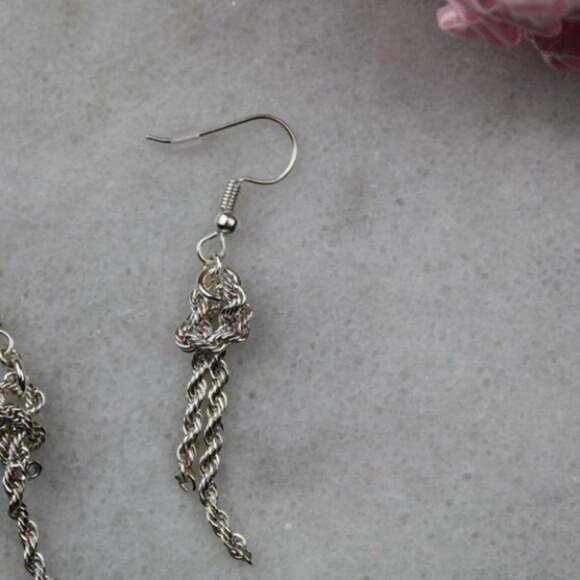 Charter Club Knotted Chain Drop Earrings - Picture 5 of 5